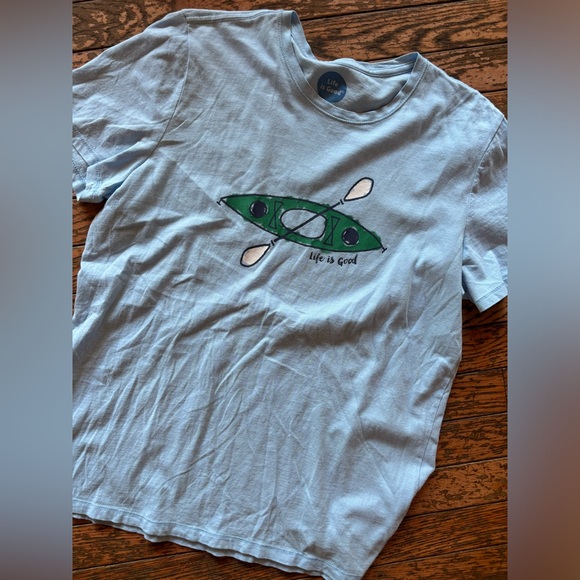 LIFE IS GOOD WOMENS  TEE SIZE L - Picture 1 of 1